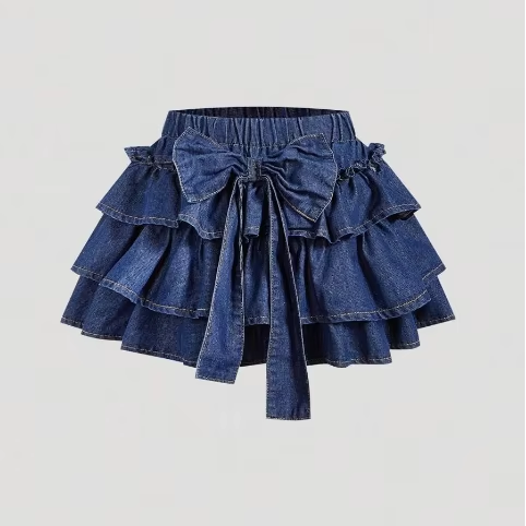 Jupe mini velours cotele taille haute Cozellia